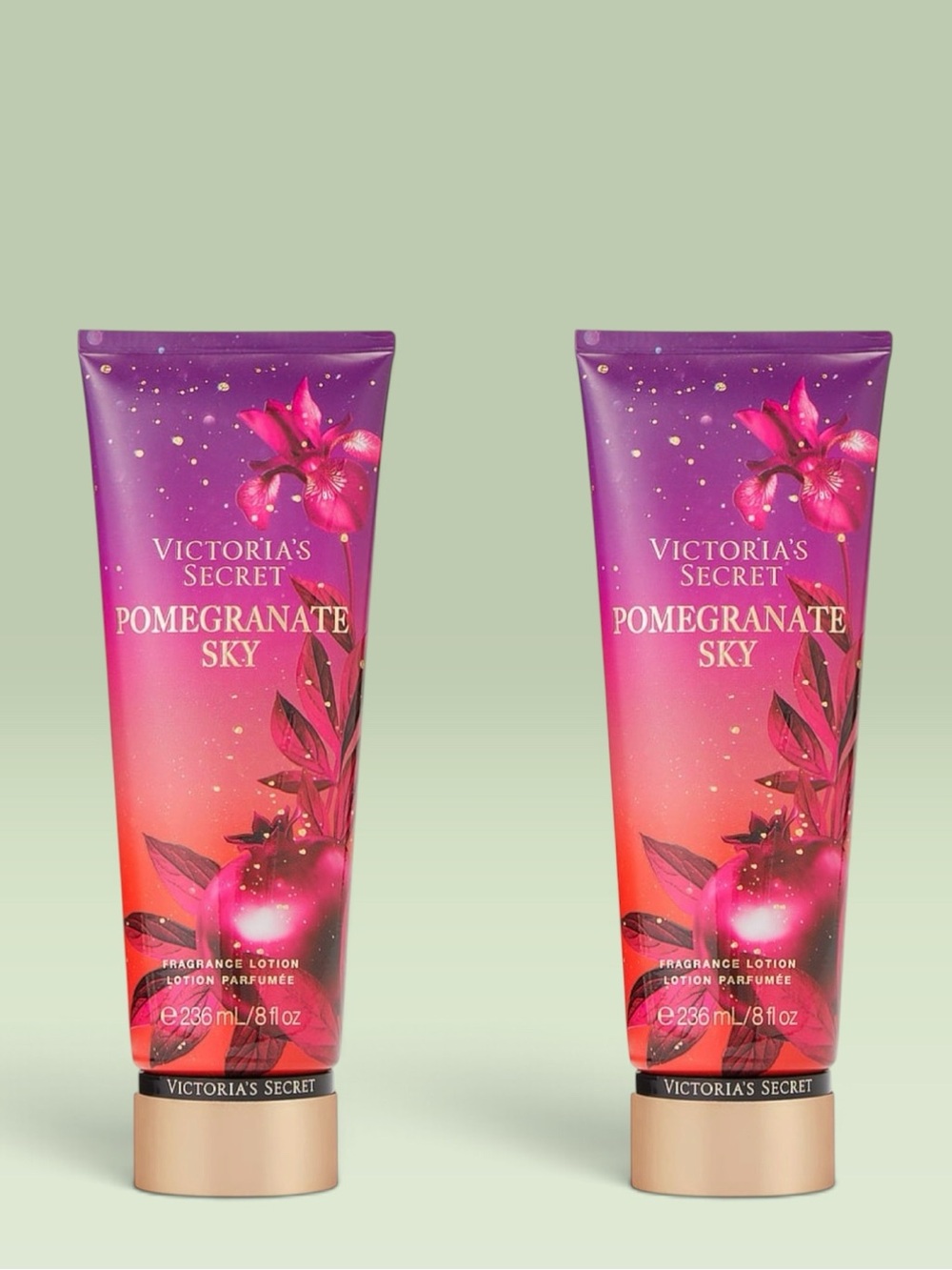 Victoria's Secret POMEGRANATE SKY Fragrance Lotion ~ 8 fl.oz. ( Lot of 2 )
